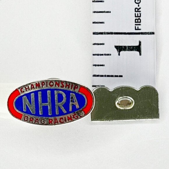 NHRA Drag Racing Championship Blue Red Hat/Jacket/Lapel Pin - Picture 4 of 7
